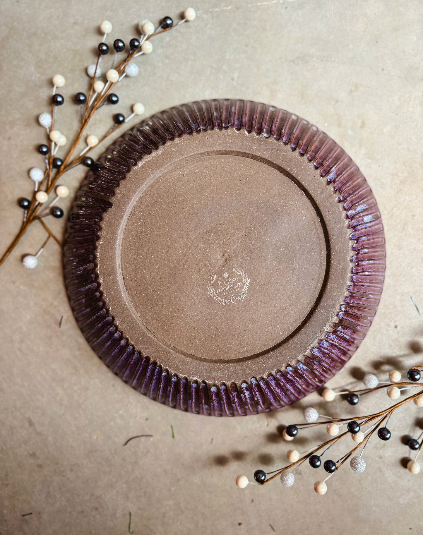 Large Carved Serving Platter