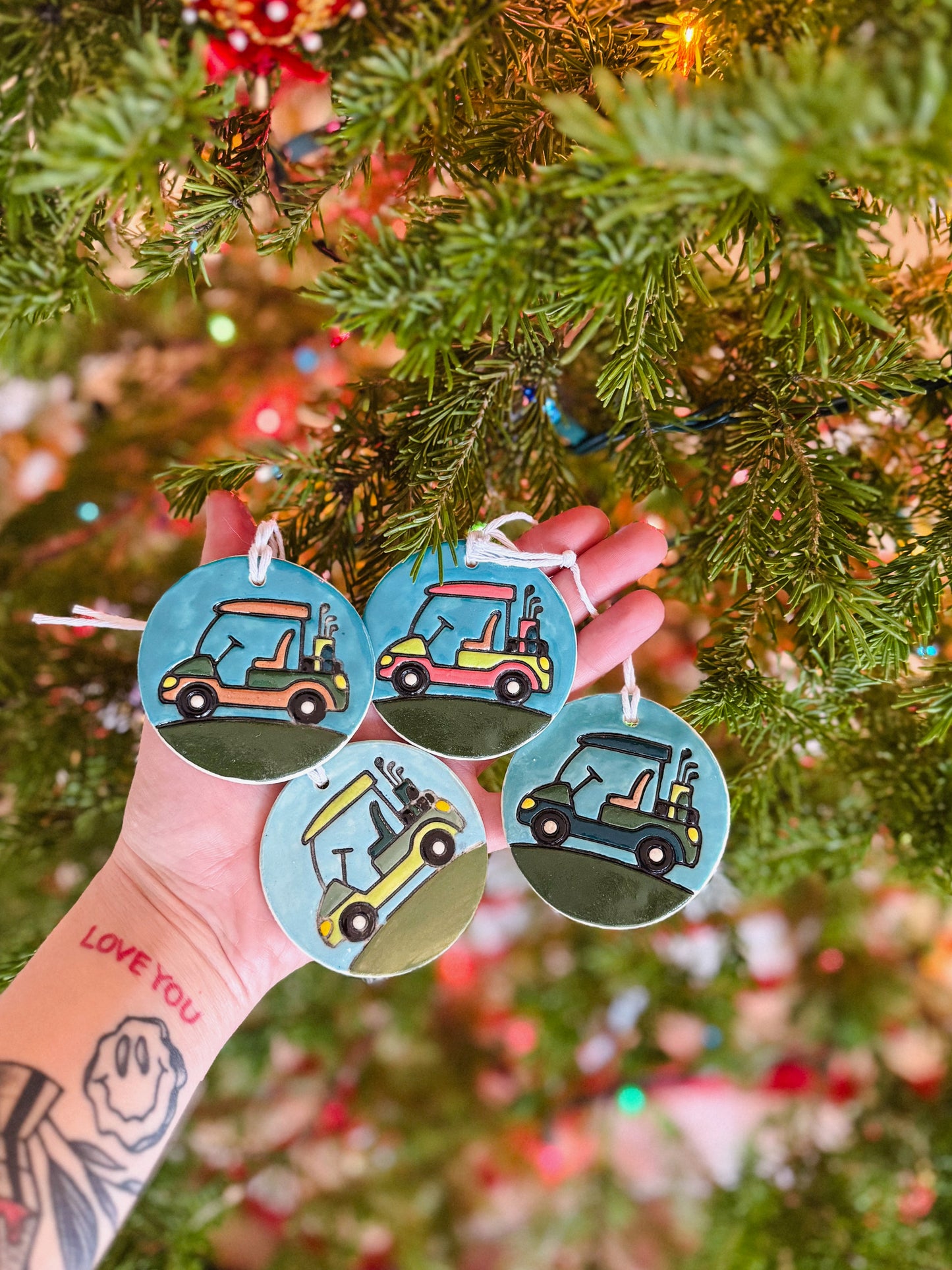 Golf Cart Ornament