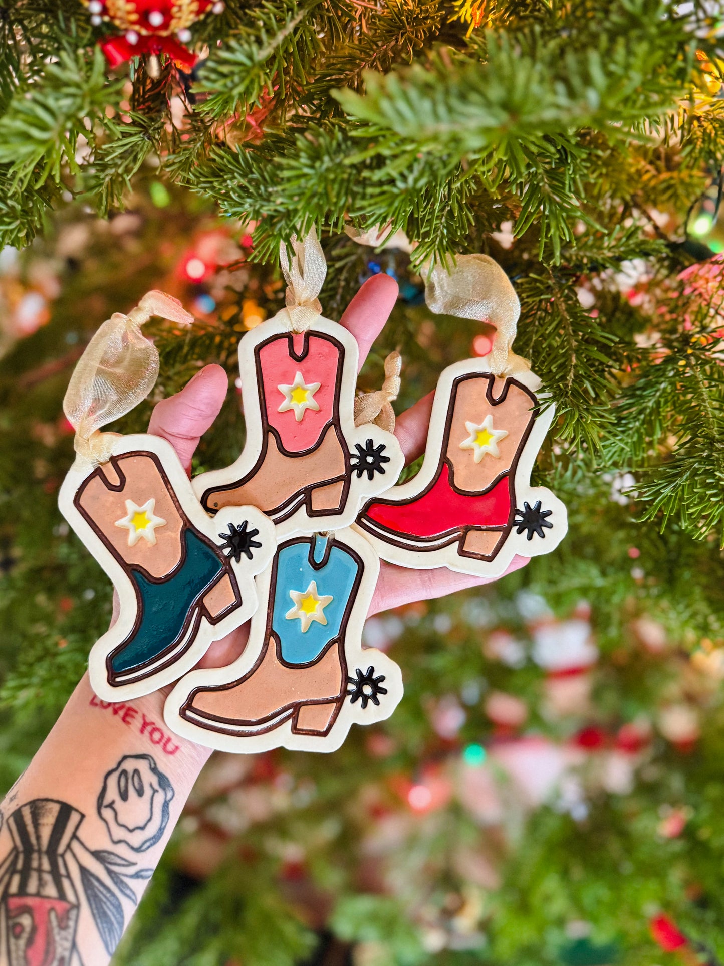 Cowgirl Boot Ornament