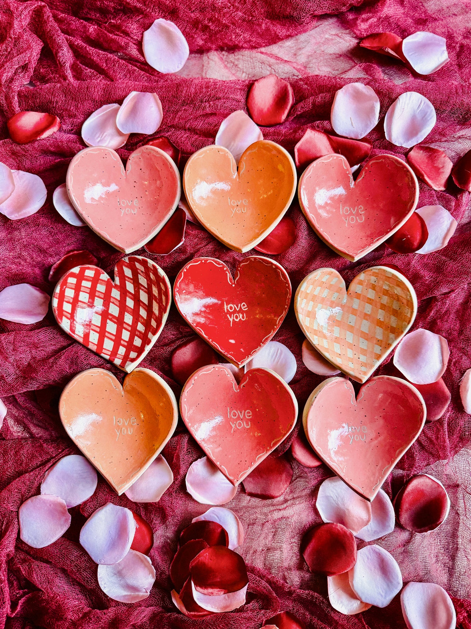 Heart Shaped Ticket Dishes