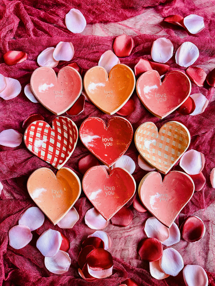 Heart Shaped Ticket Dishes