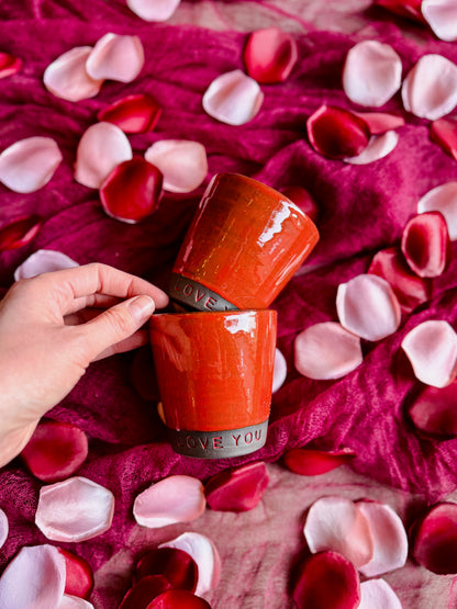 'LOVE YOU' Stackable Cup Set