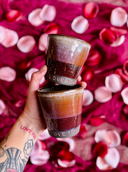 'LOVE YOU' Stackable Cup Set