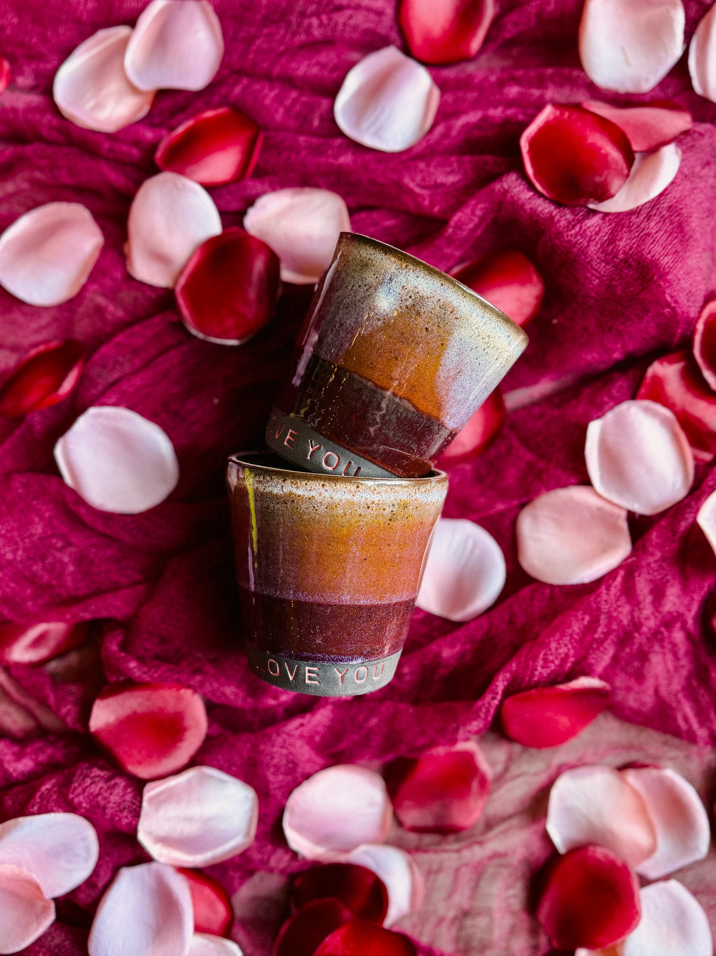 'LOVE YOU' Stackable Cup Set