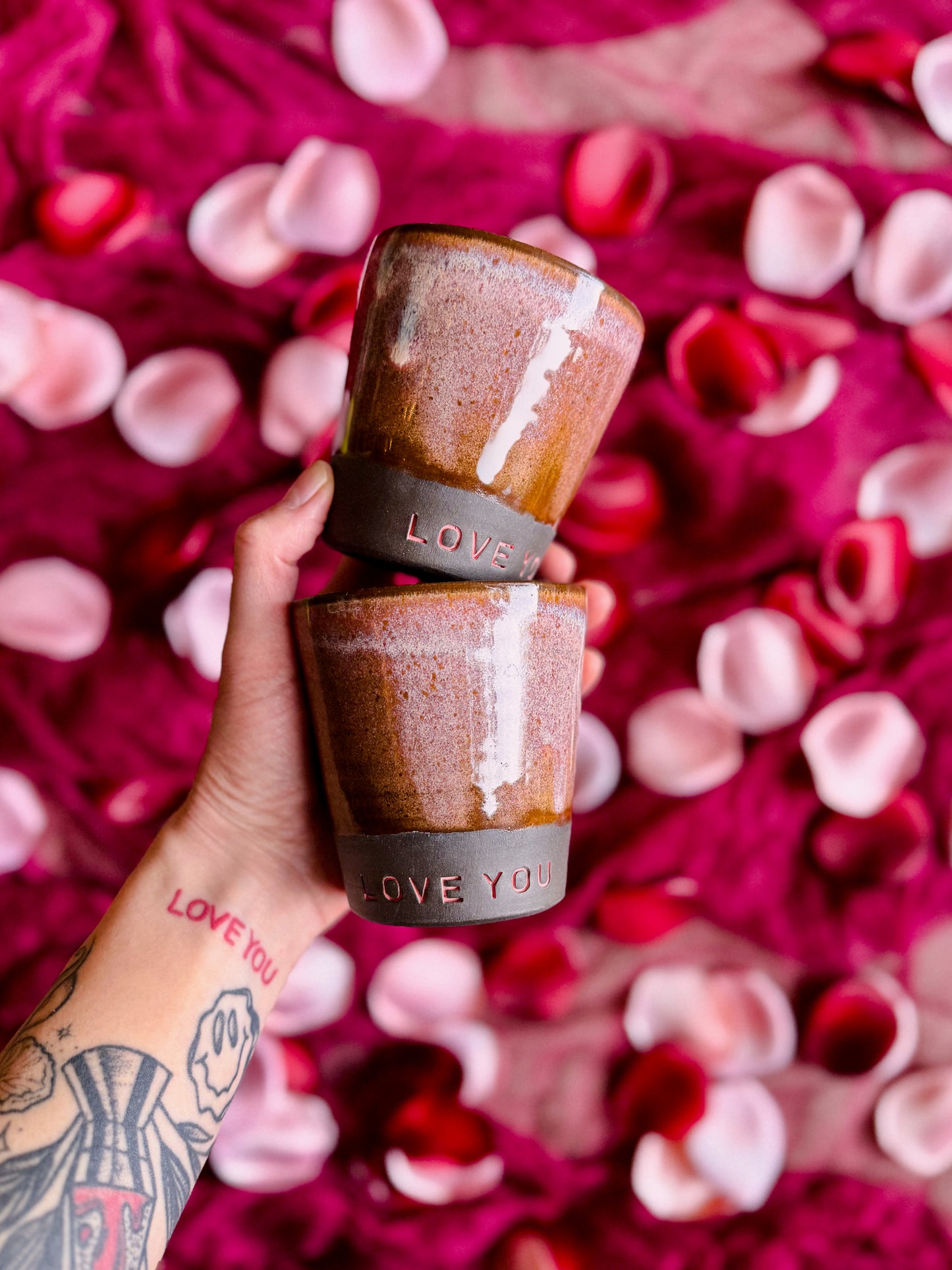 'LOVE YOU' Stackable Cup Set