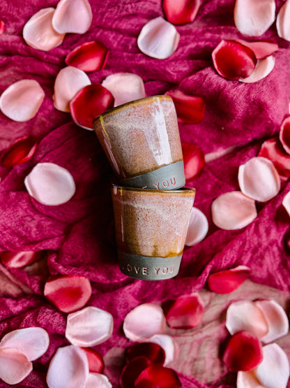 'LOVE YOU' Stackable Cup Set