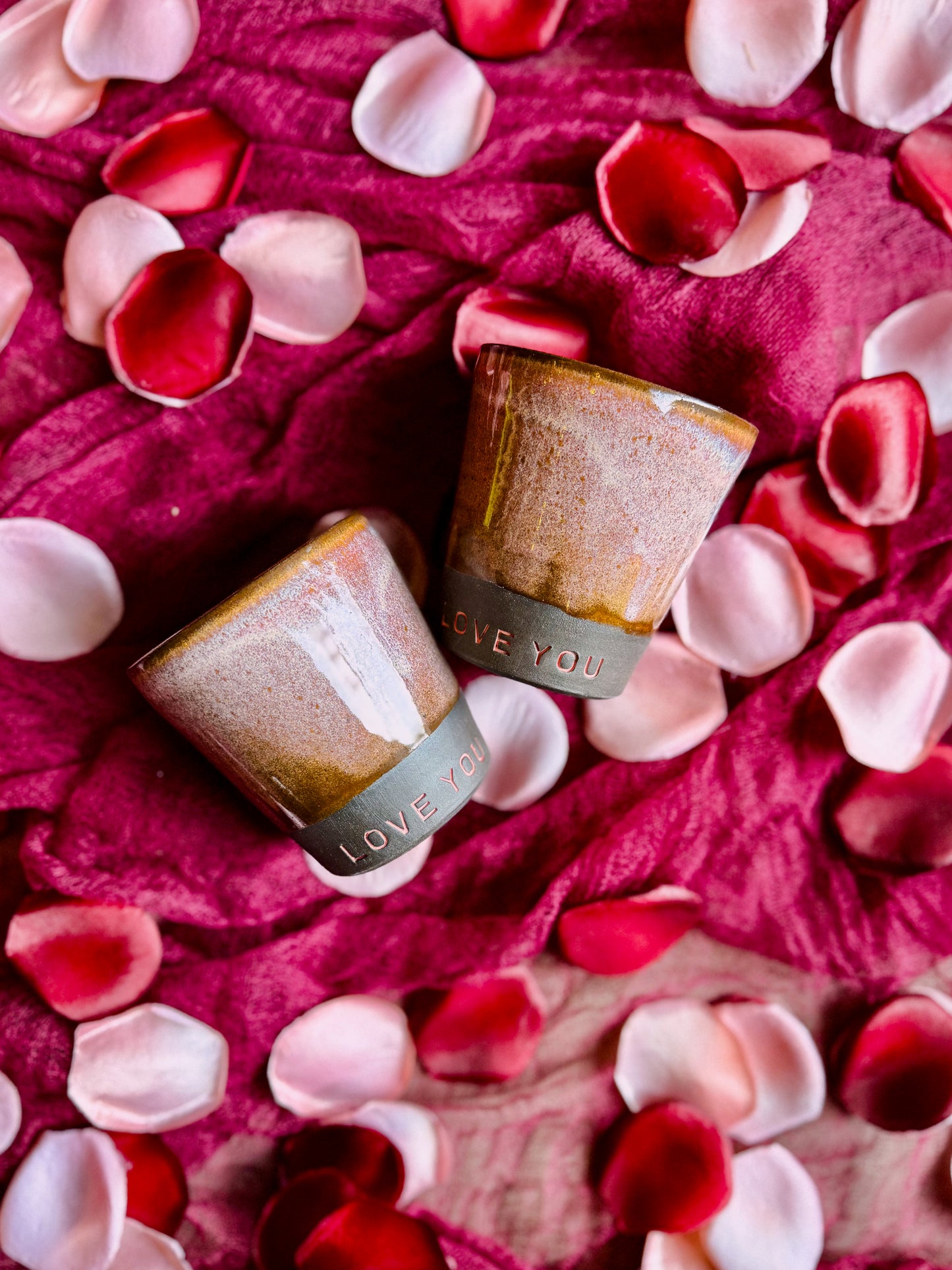 'LOVE YOU' Stackable Cup Set