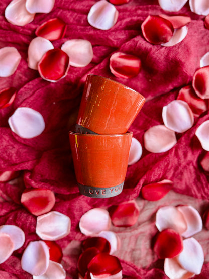 'LOVE YOU' Stackable Cup Set