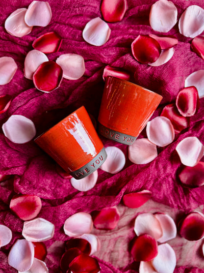 'LOVE YOU' Stackable Cup Set