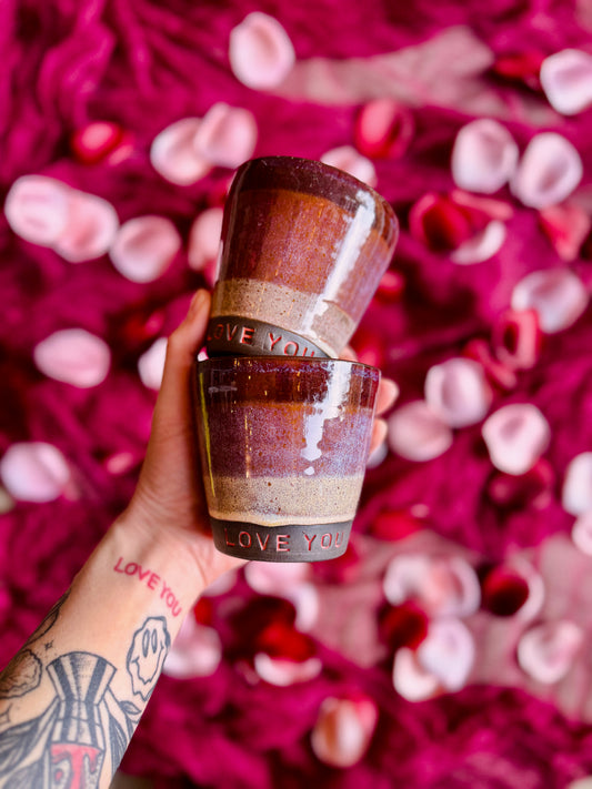 'LOVE YOU' Stackable Cup Set