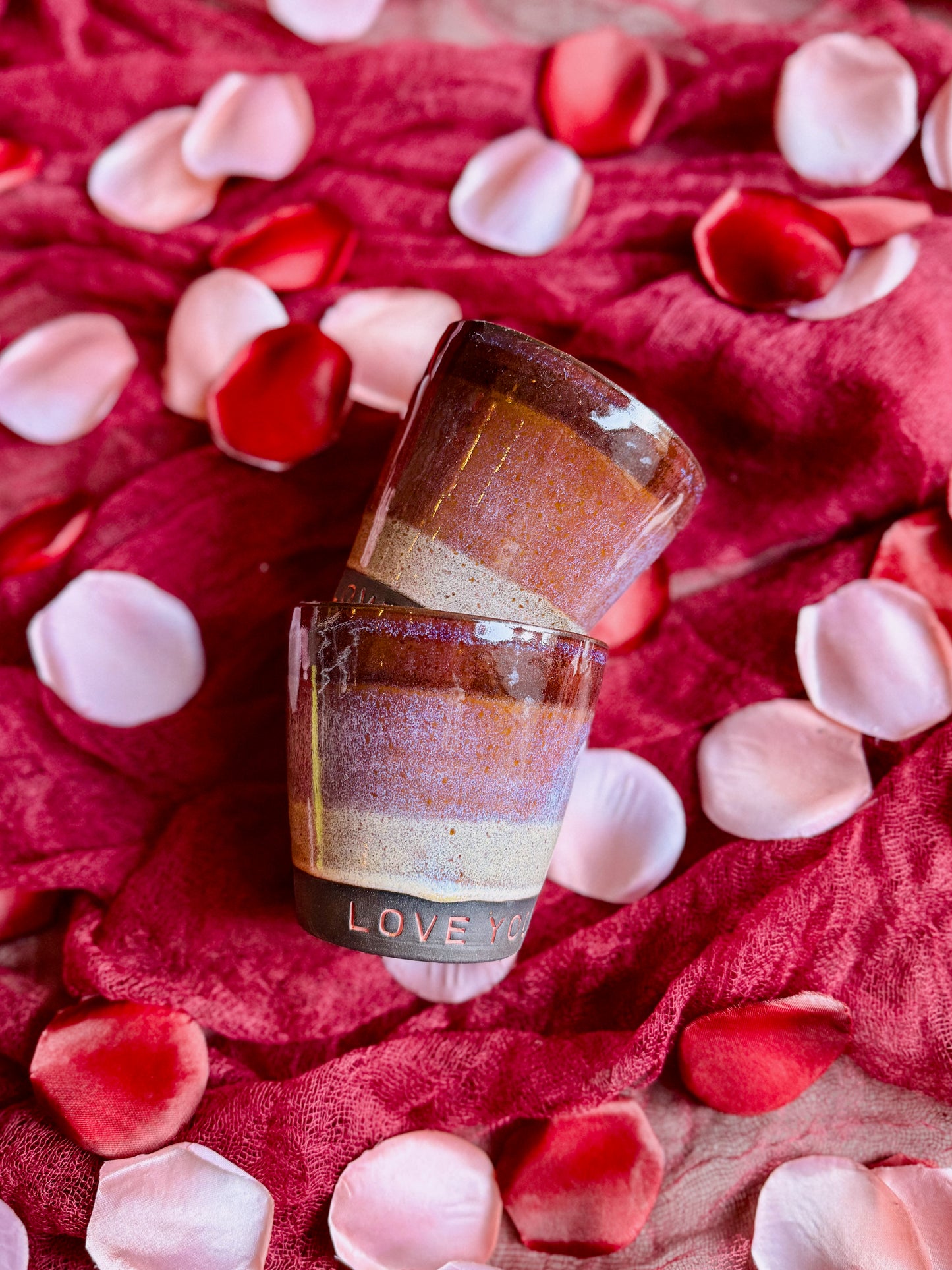 'LOVE YOU' Stackable Cup Set