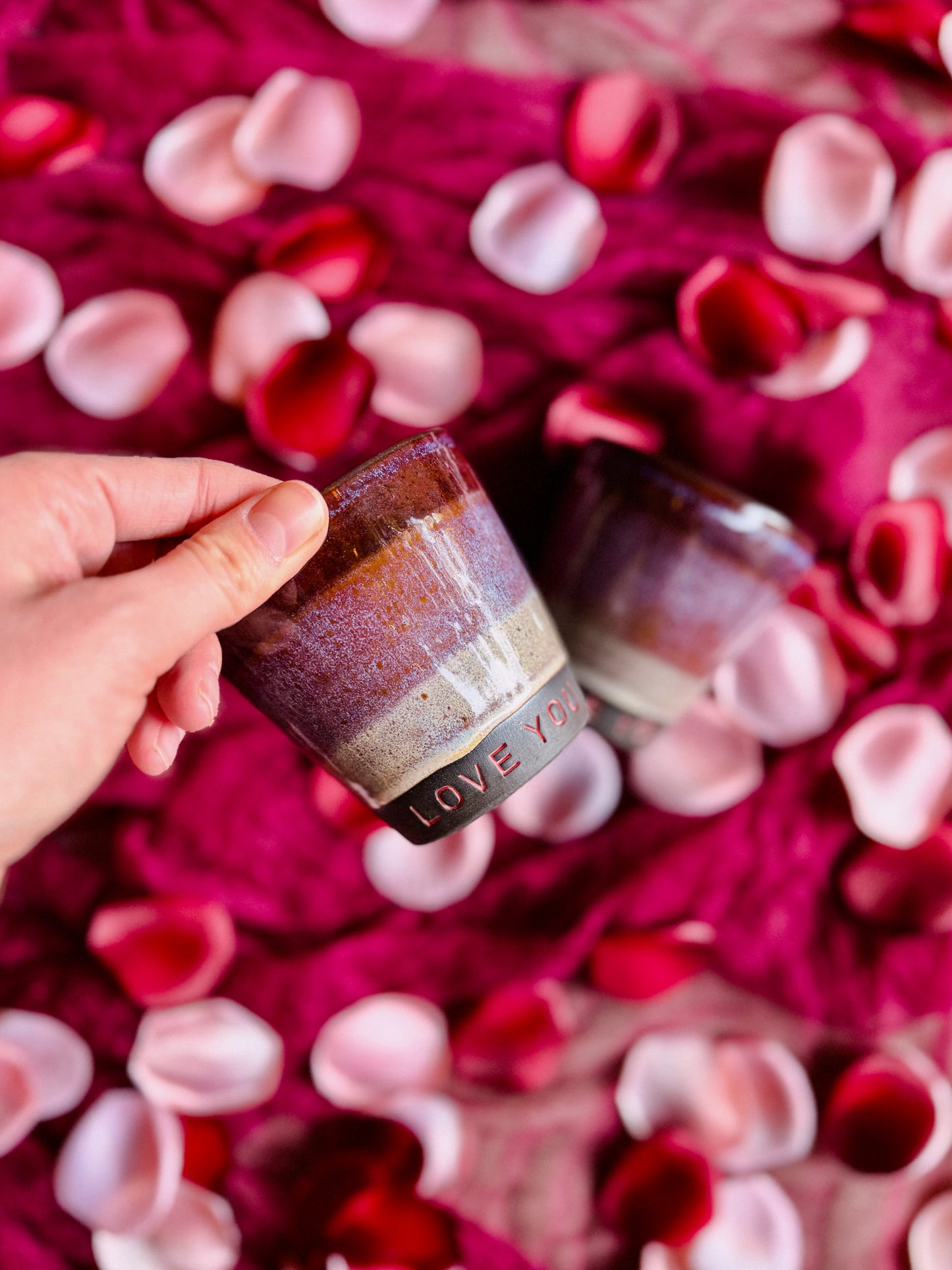 'LOVE YOU' Stackable Cup Set