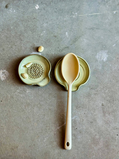 Spoon Rest/Garlic Grater Set