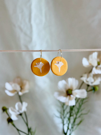 Marigold Earrings (20mm Gold)