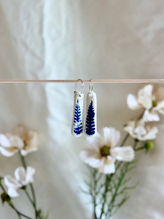 Cobalt Earrings (15mm Silver)