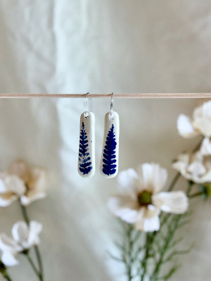 Cobalt Earrings (15mm Silver)
