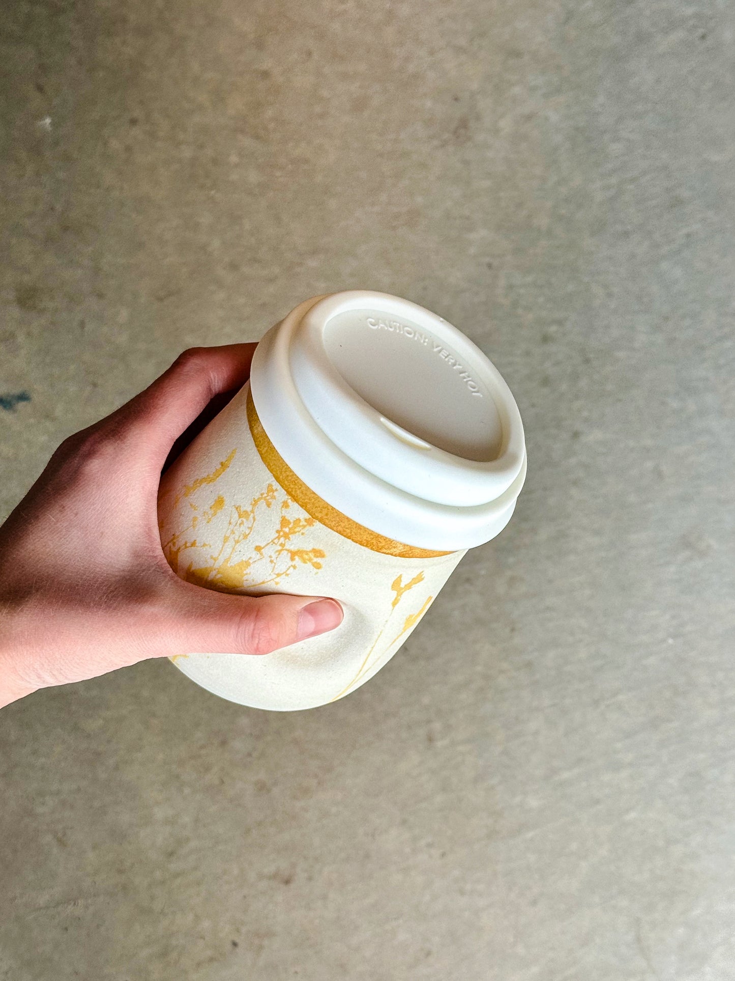 Thumb Print Travel Tumbler