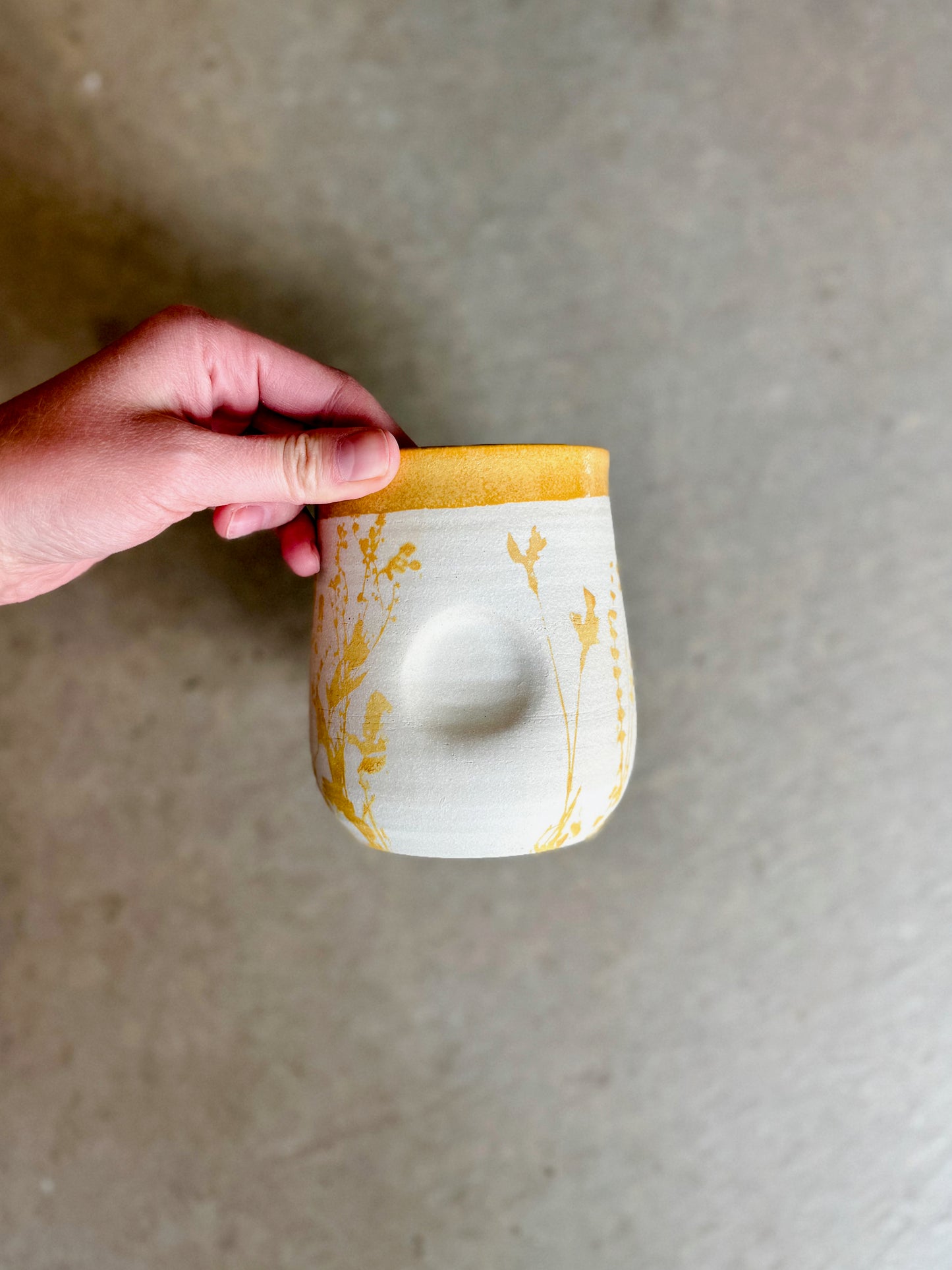 Thumb Print Travel Tumbler