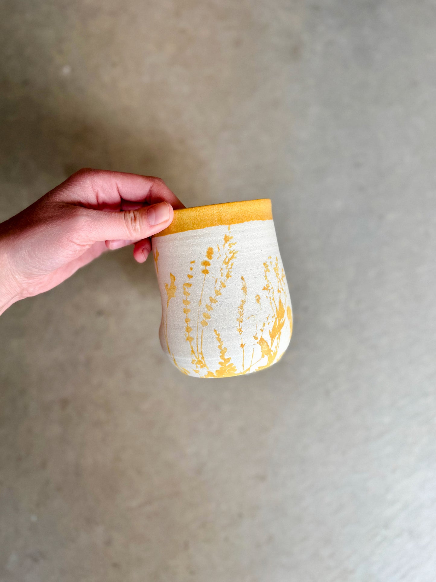Thumb Print Travel Tumbler
