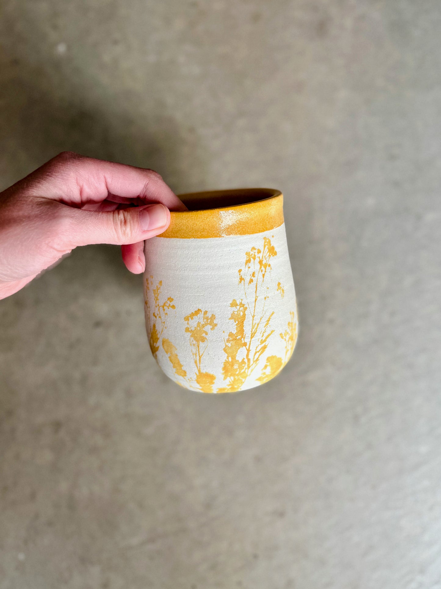 Thumb Print Travel Tumbler