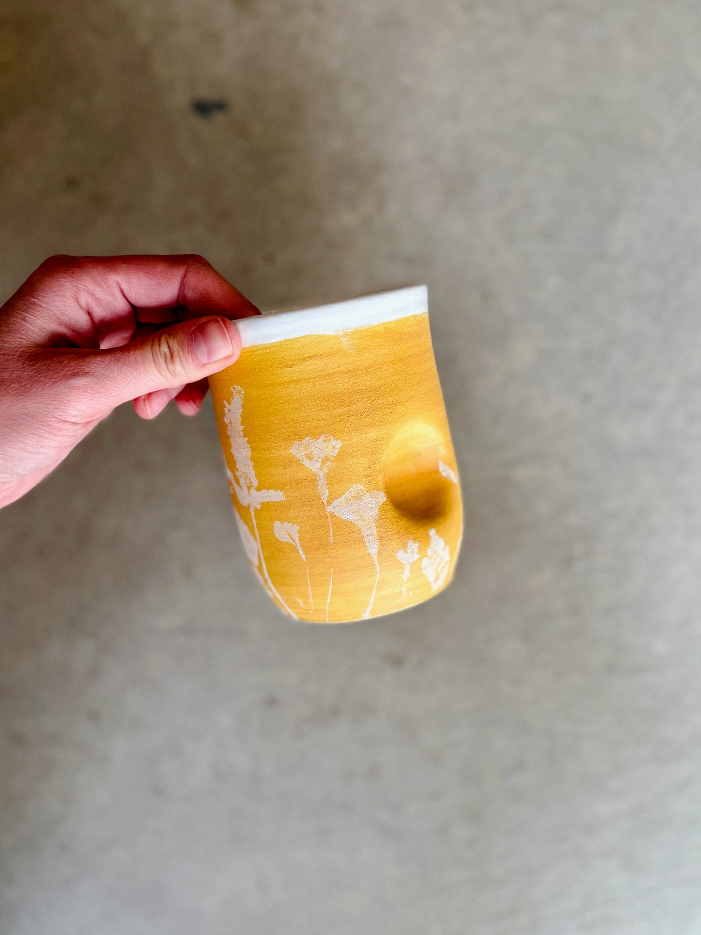 Thumb Print Travel Tumbler