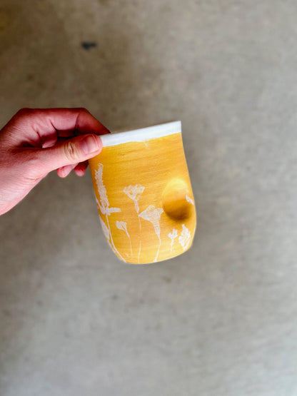 Thumb Print Travel Tumbler