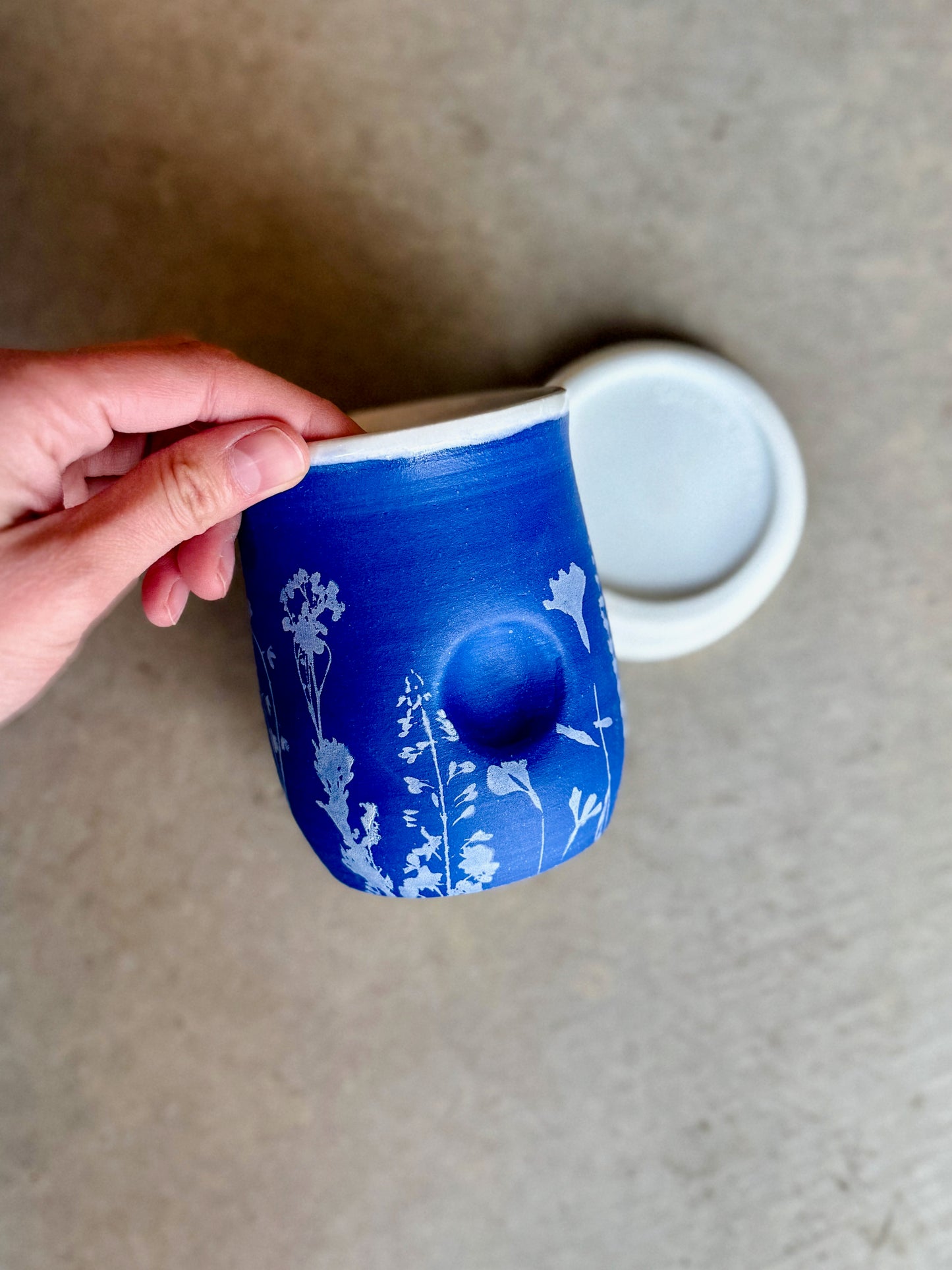 Thumb Print Travel Tumbler