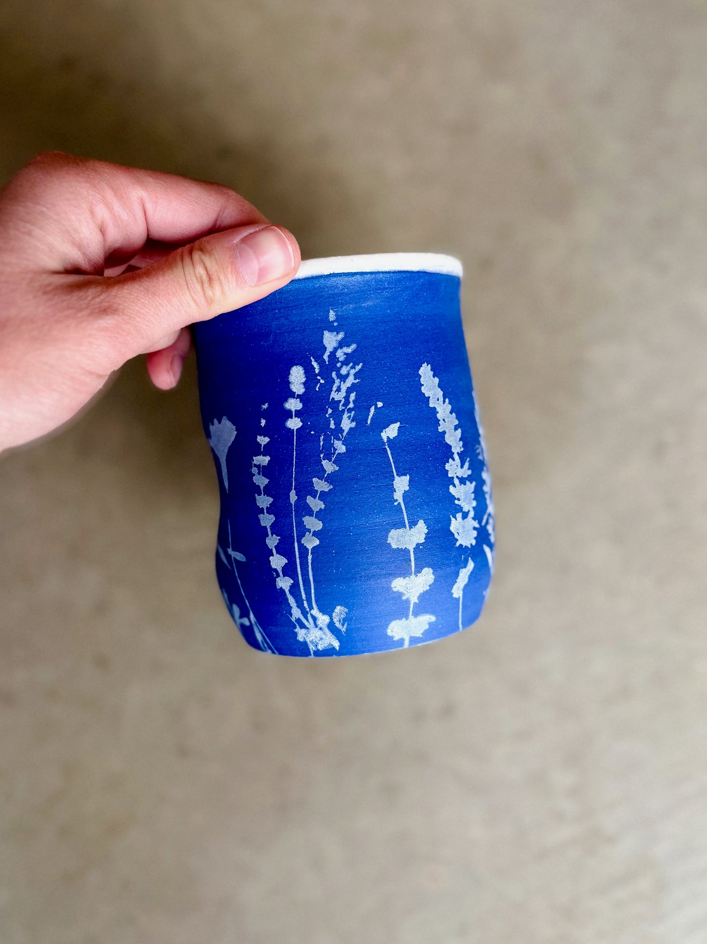 Thumb Print Travel Tumbler