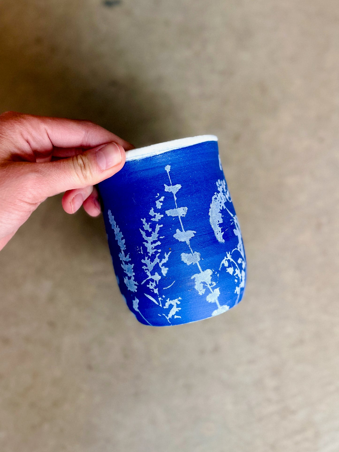 Thumb Print Travel Tumbler