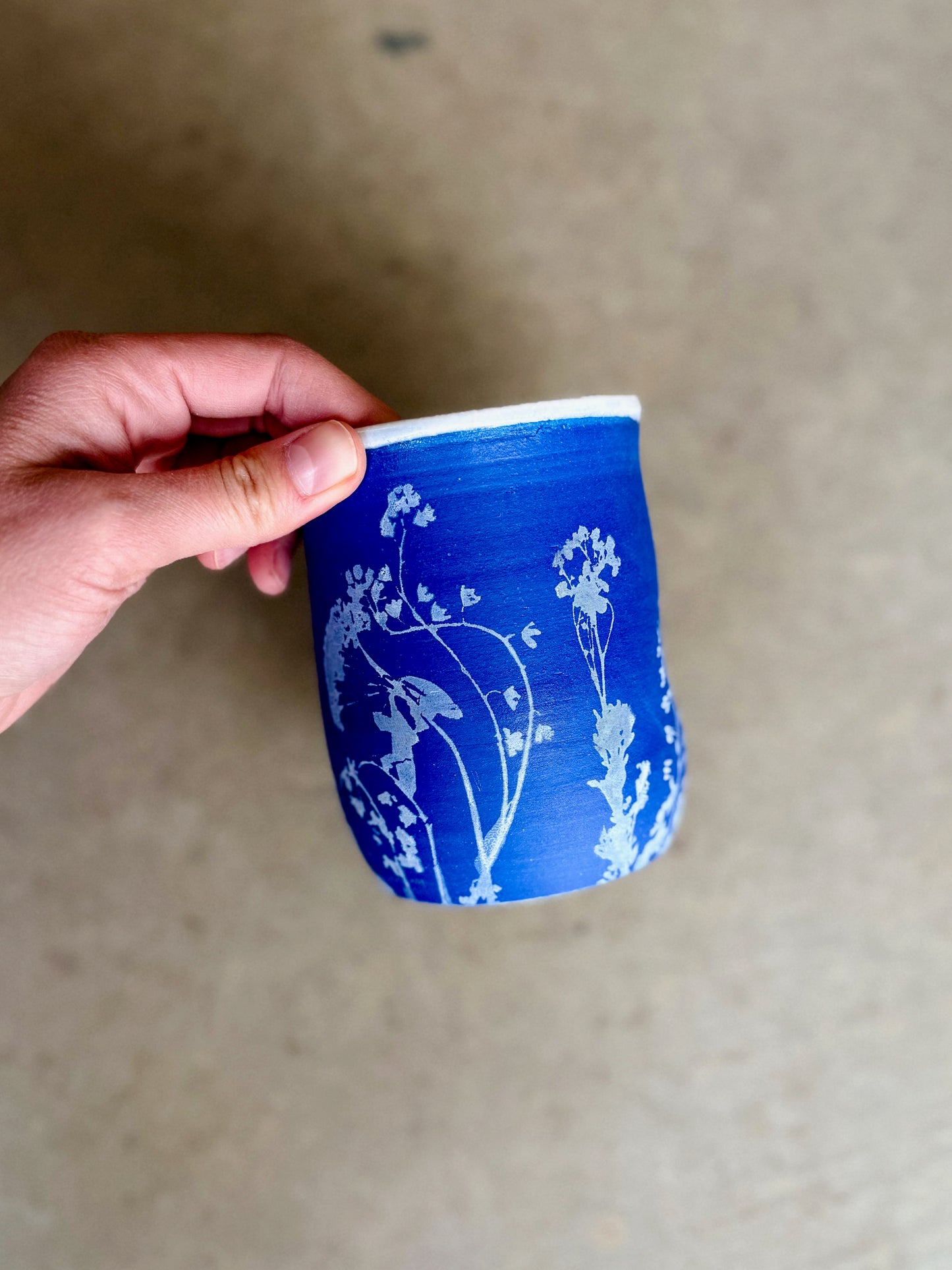 Thumb Print Travel Tumbler
