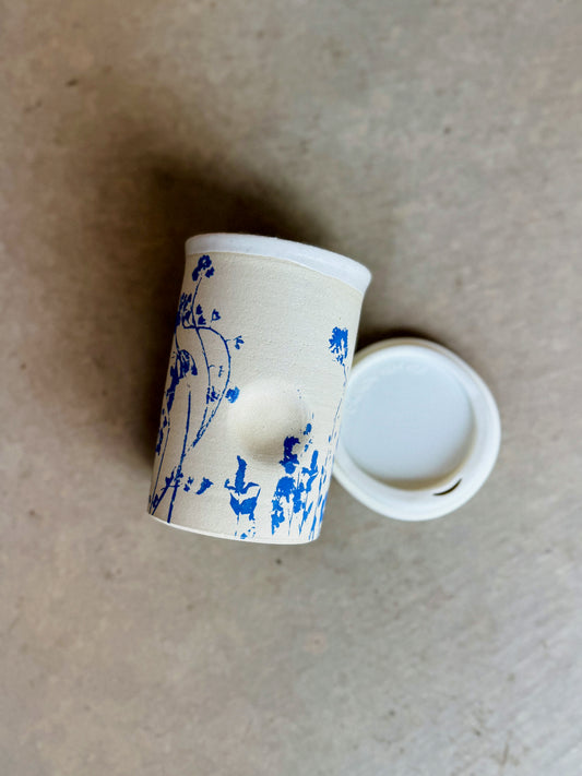 Thumb Print Travel Tumbler