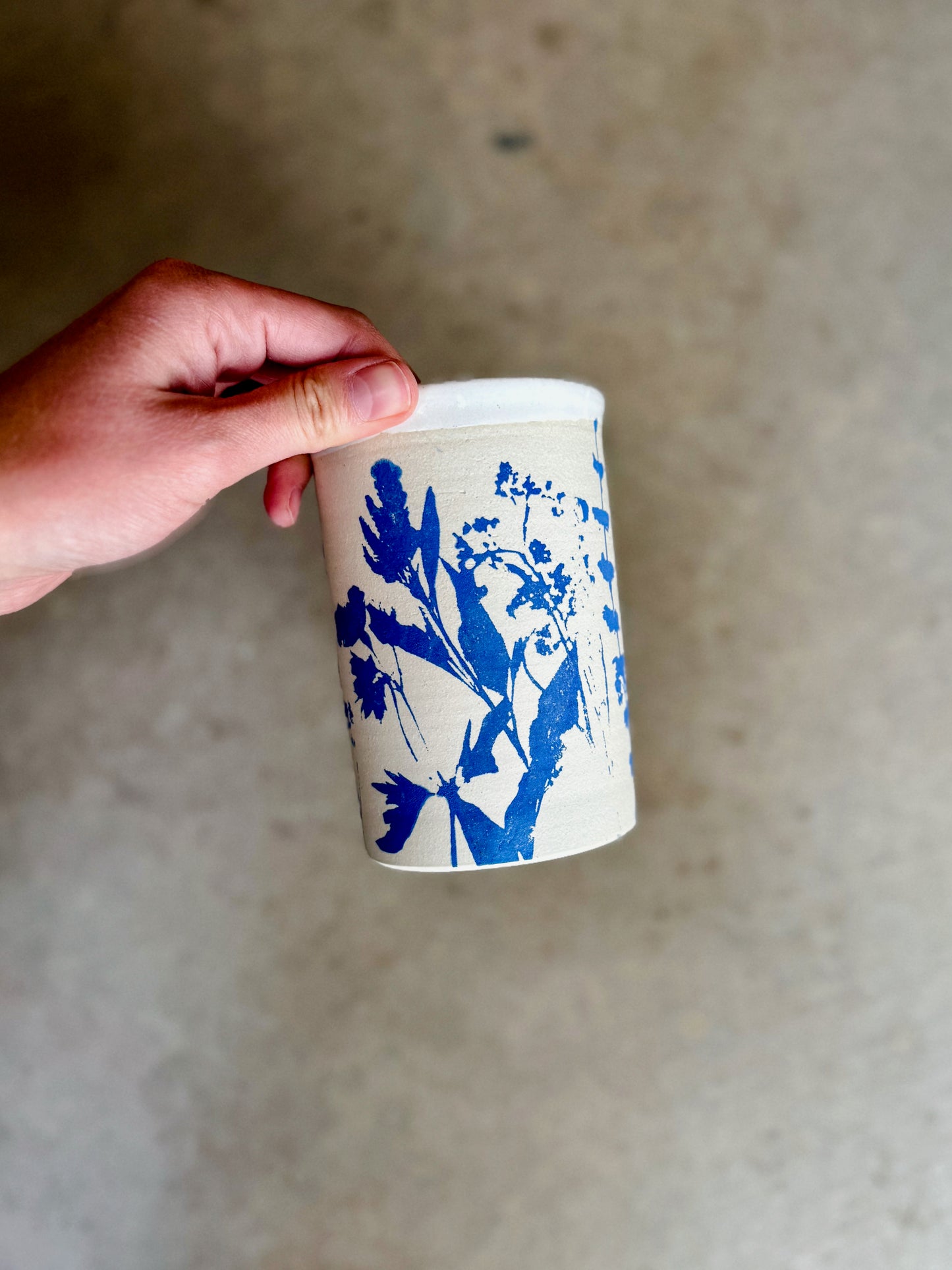 Thumb Print Travel Tumbler