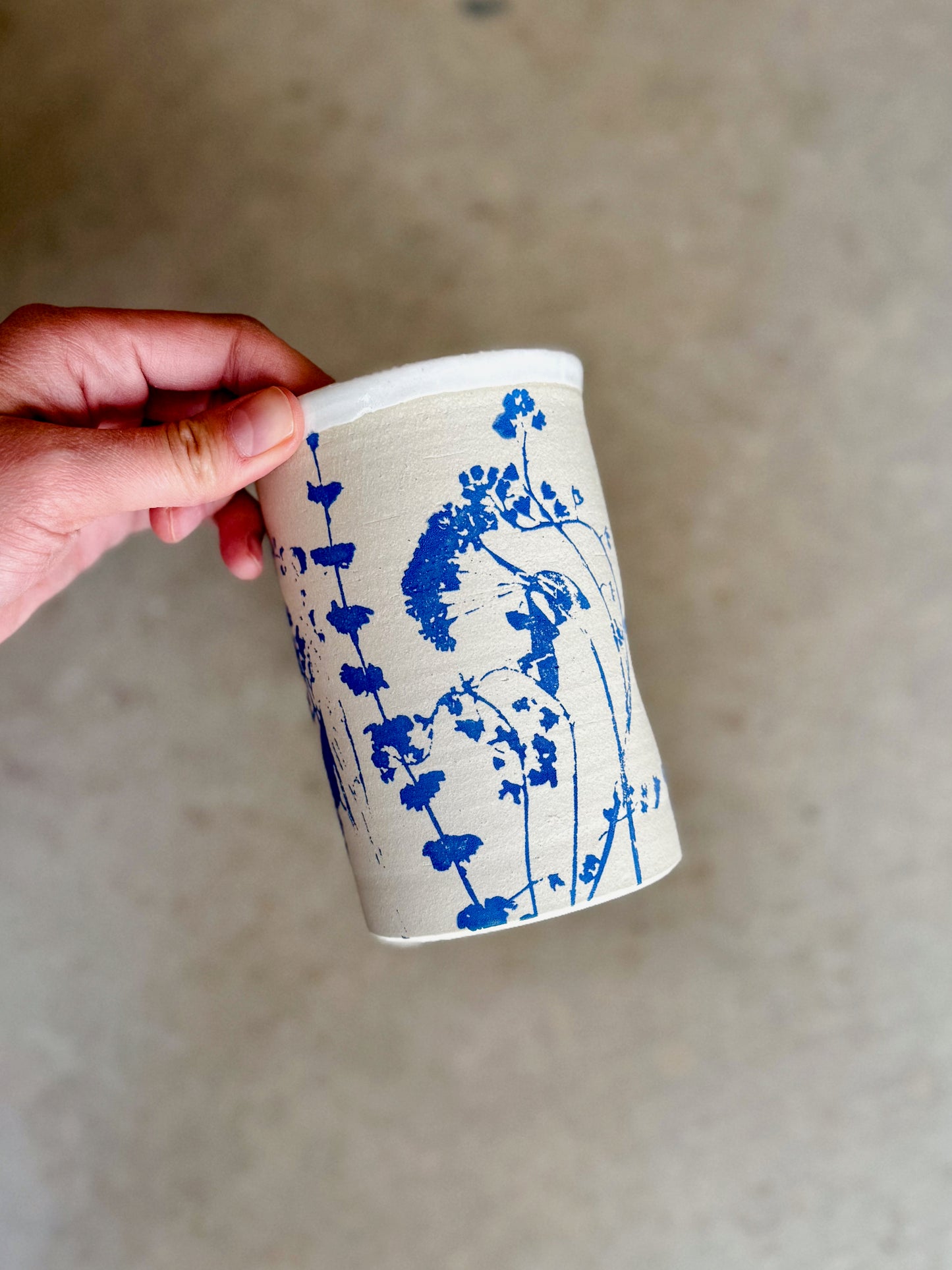 Thumb Print Travel Tumbler