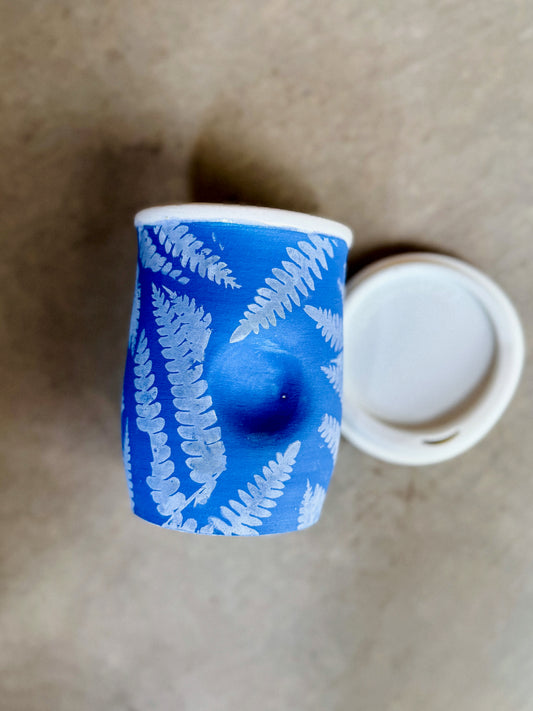 Thumb Print Travel Tumbler