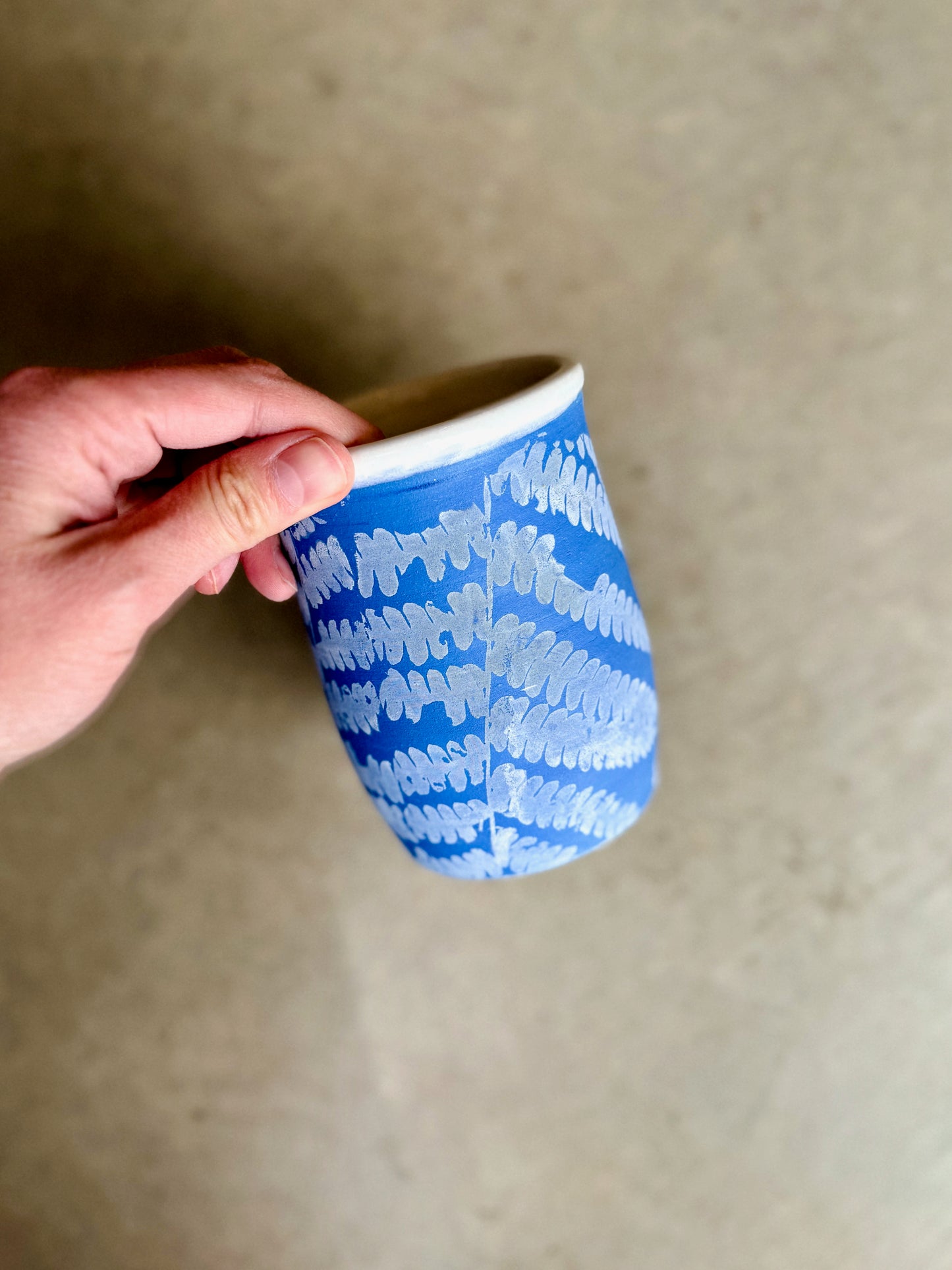 Thumb Print Travel Tumbler