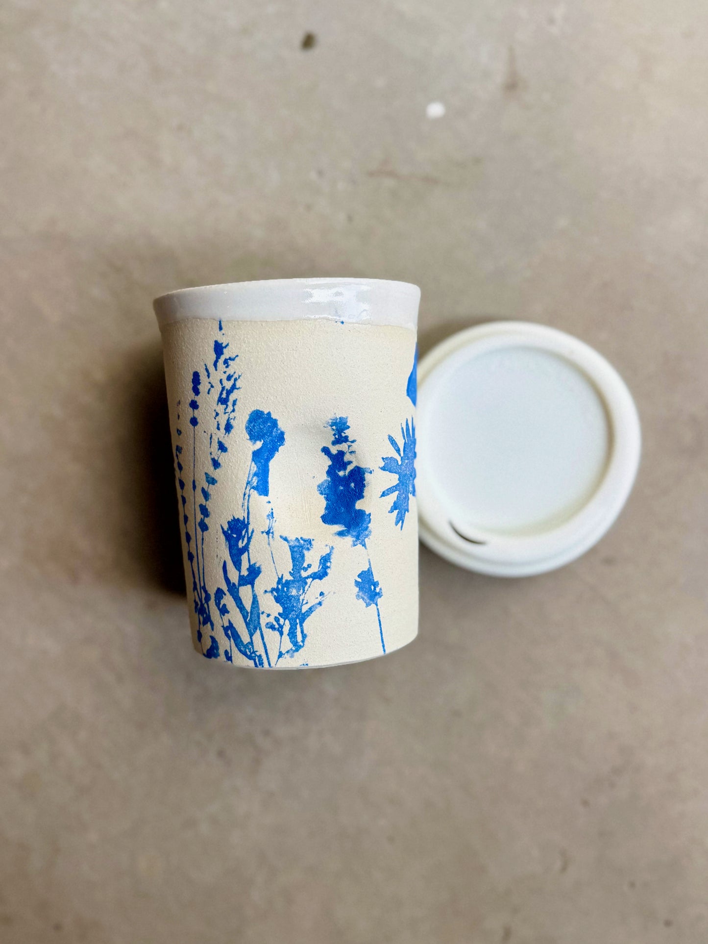 Thumb Print Travel Tumbler