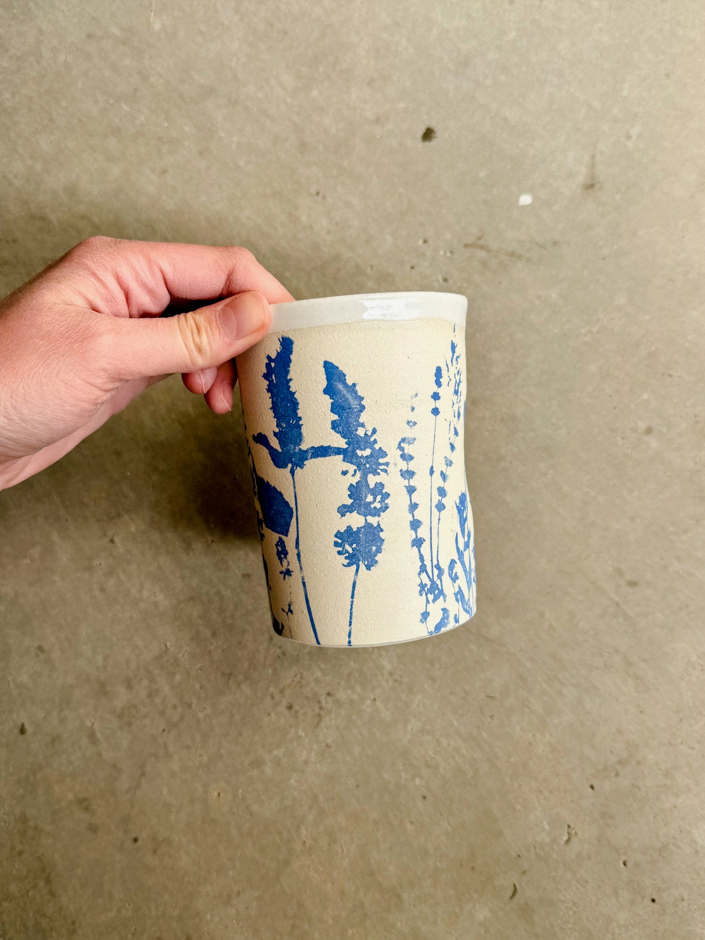 Thumb Print Travel Tumbler