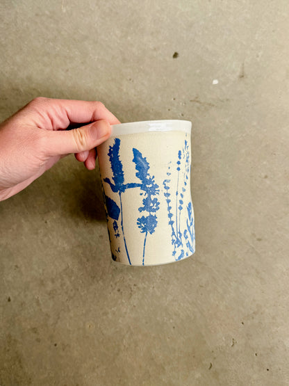 Thumb Print Travel Tumbler