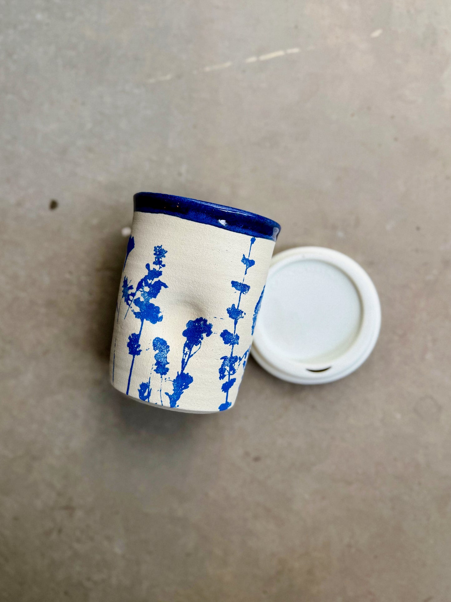 Thumb Print Travel Tumbler