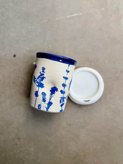 Thumb Print Travel Tumbler
