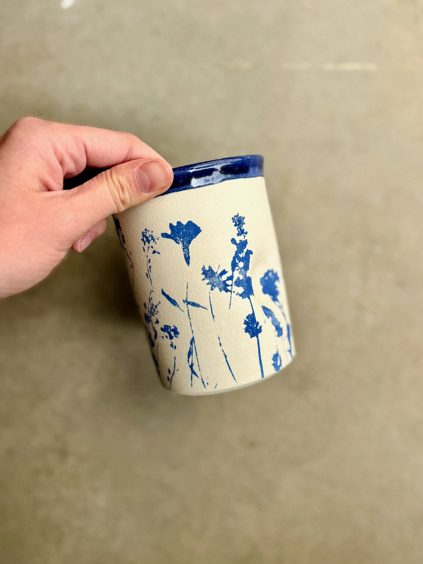 Thumb Print Travel Tumbler