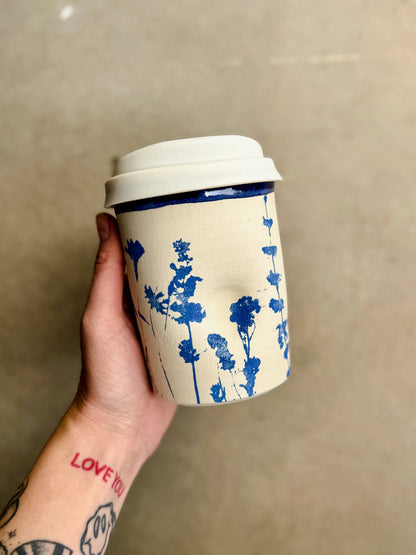 Thumb Print Travel Tumbler