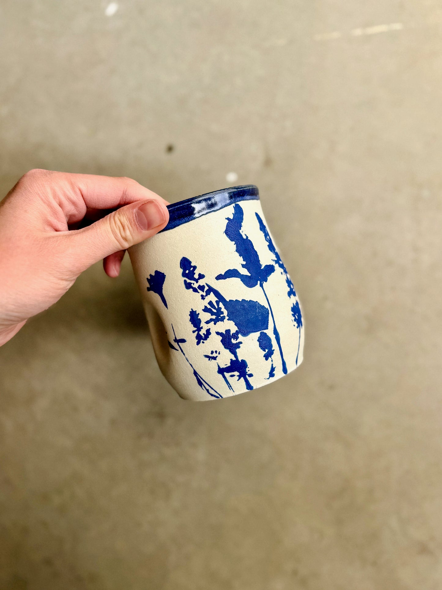 Thumb Print Travel Tumbler
