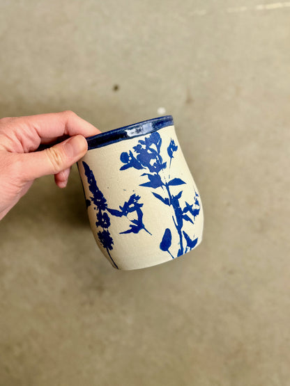 Thumb Print Travel Tumbler