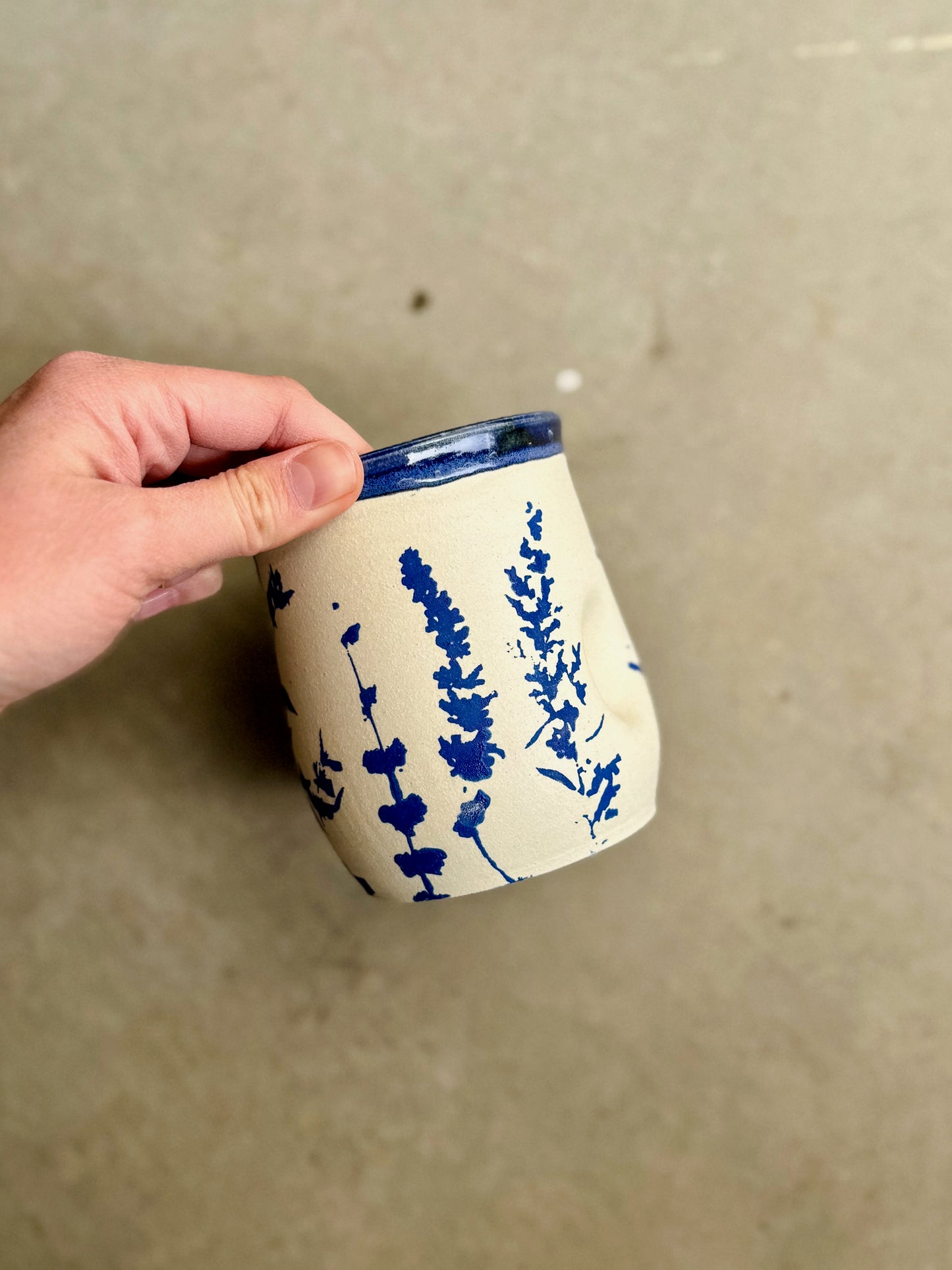 Thumb Print Travel Tumbler