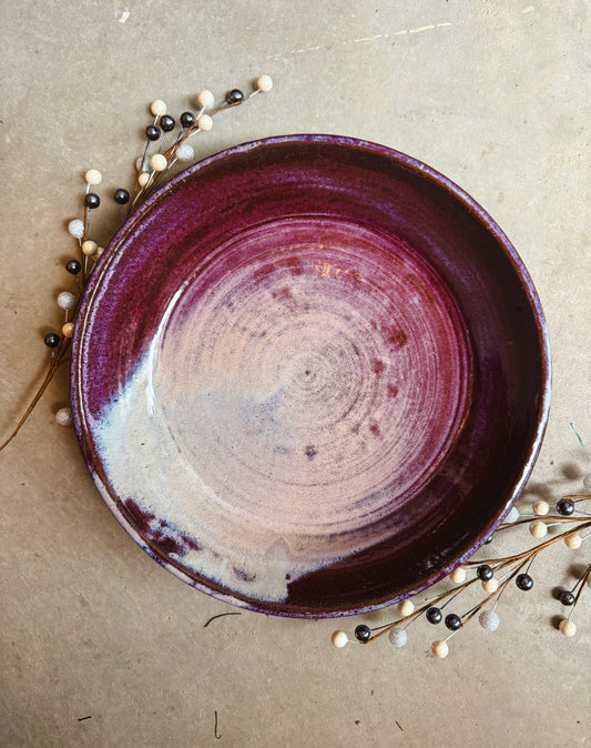 Large Carved Serving Platter