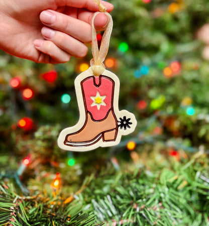 Cowgirl Boot Ornament