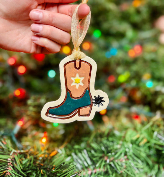 Cowgirl Boot Ornament