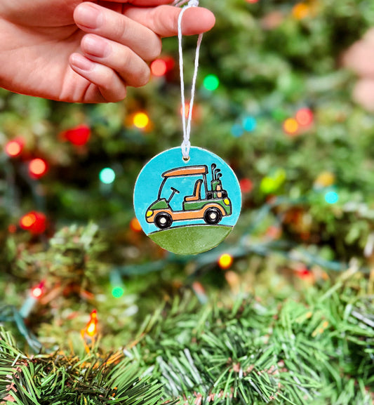 Golf Cart Ornament