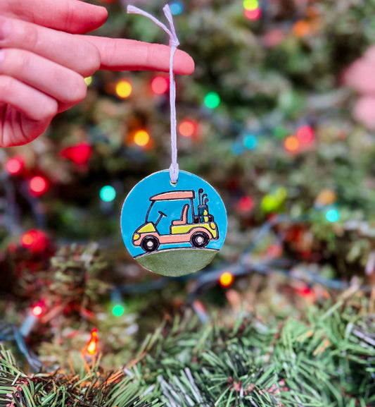 Golf Cart Ornament